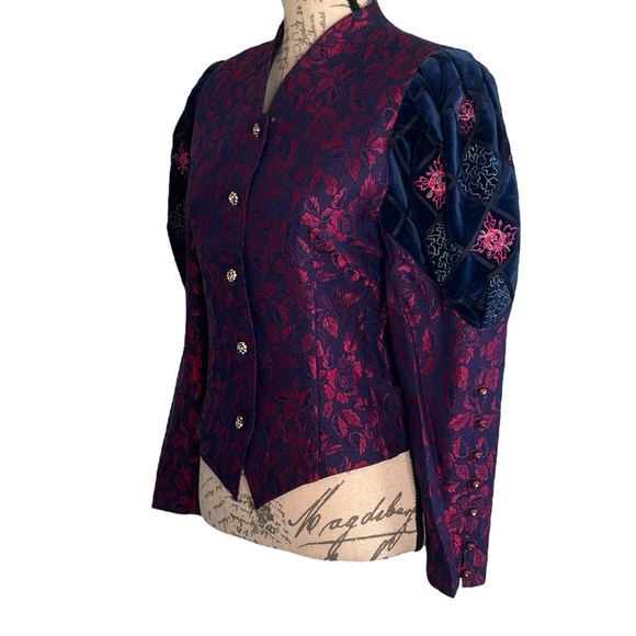 C’estbien High Fashion Victorian Jacket Purple Multicolor Size Unknown - Picture 4 of 9